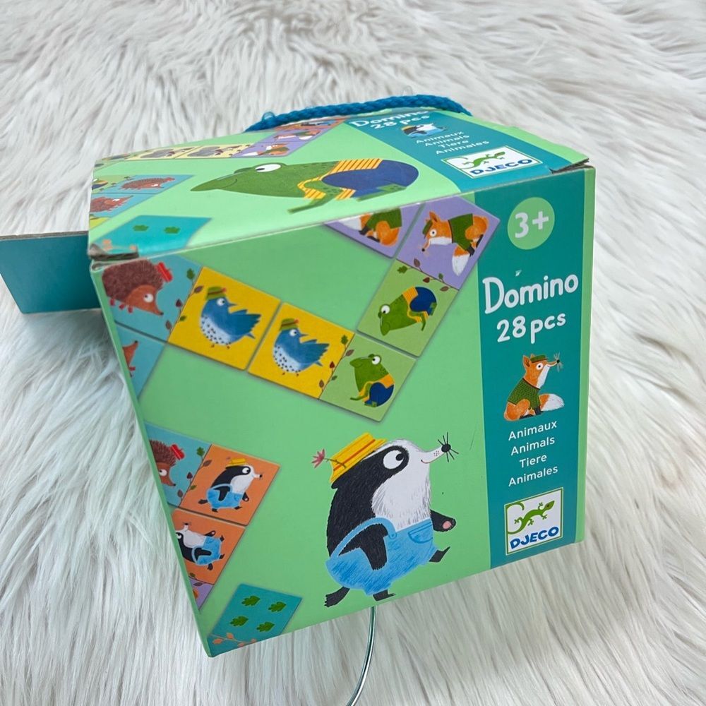 DJECO Forest Animals domino for kids age 3+ preschool